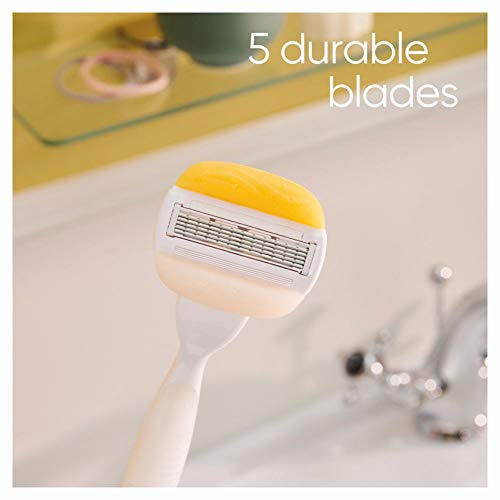 Gillette Venus ComfortGlide Womens Razor Blade Refills, 6 Count, Infused with...