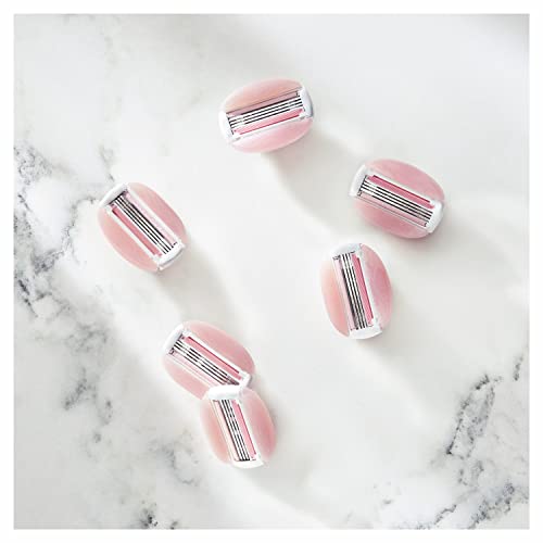 Gillette Venus ComfortGlide Womens Razor Blade Refills, 6 Count, White Tea Sc...