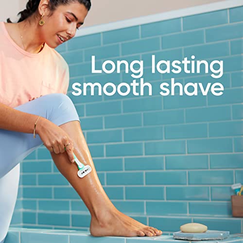 Gillette Venus Extra Smooth Sensitive Disposable Razors for Women with Sensit...