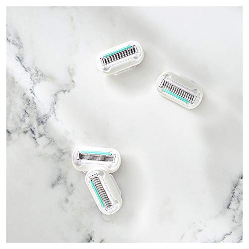 Gillette Venus Extra Smooth Sensitive Womens Razor Blade Refills, 4 Count, De...
