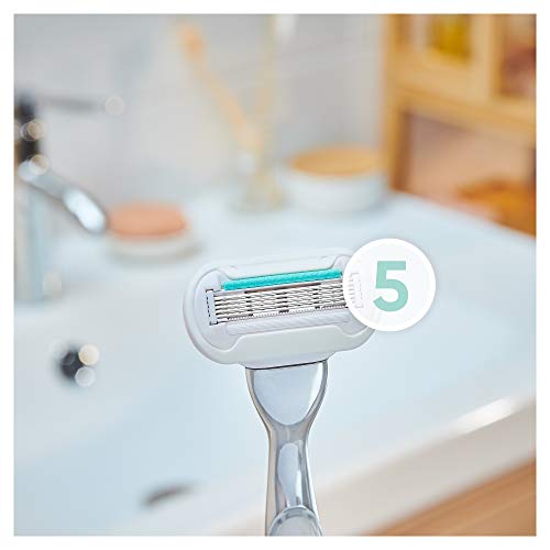 Gillette Venus Extra Smooth Sensitive Womens Razor Blade Refills, 4 Count, De...