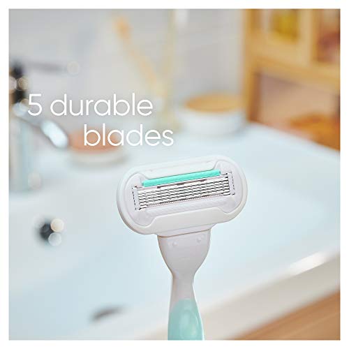 Gillette Venus Extra Smooth Sensitive Womens Razor Blade Refills, 6 Count, De...