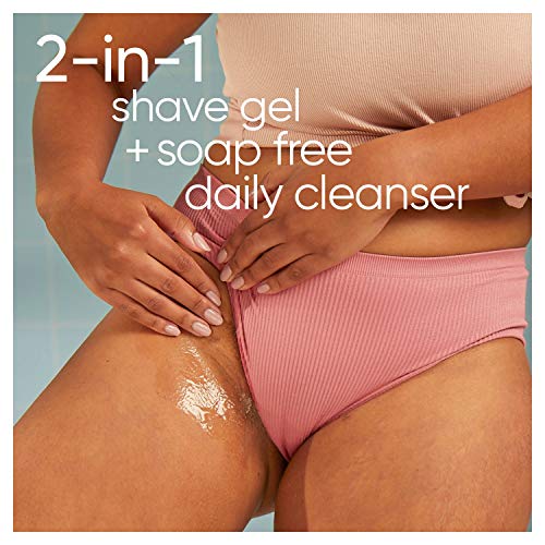 Gillette Venus Intimate Grooming 2in1 Cleanser and Shave Gel for Bikini Pubic...