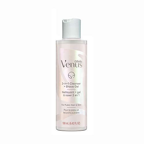 Gillette Venus Intimate Grooming 2in1 Cleanser and Shave Gel for Bikini Pubic...