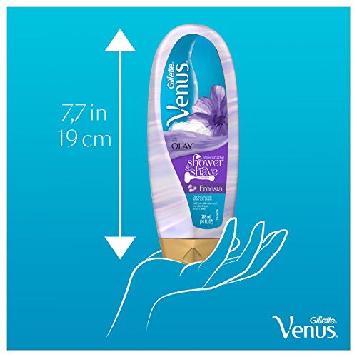 Gillette Venus Moisturizing Shaving Cream with Olay, 6 Count, 10oz Each, Free...