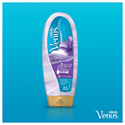 Gillette Venus Moisturizing Shaving Cream with Olay, 6 Count, 10oz Each, Free...