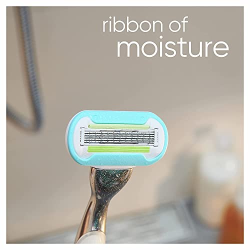 Gillette Venus Platinum Extra Smooth Razors for Women, 1 Venus Razor, 4 Razor...