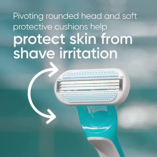 Gillette Venus Tropical Disposable Razors for Women, 3 Count, Designed for a ...