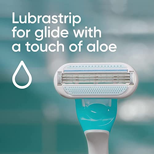 Gillette Venus Tropical Disposable Razors for Women, 3 Count, Designed for a ...