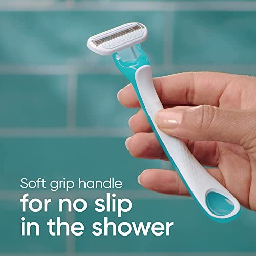 Gillette Venus Tropical Disposable Razors for Women, 3 Count, Designed for a ...