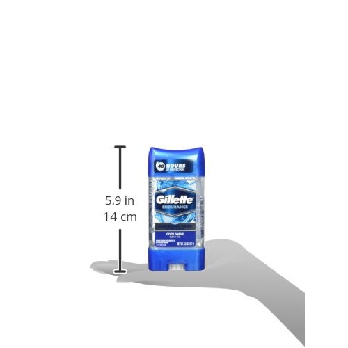 Gillette Antiperspirant Deodorant for Men, Cool Wave Scent, Clear Gel, 3.8 Oz...
