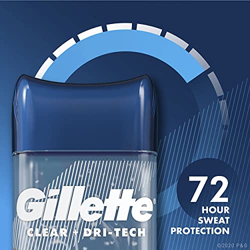 Gillette Antiperspirant Deodorant for Men, Invisible Solid, Cool Wave, 72 Hr....