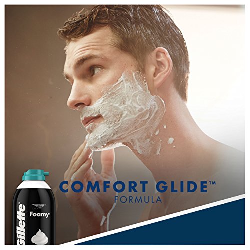 Gillette Foamy Shaving Cream, Sensitive Skin, 11 Ounce (Pack of 6)