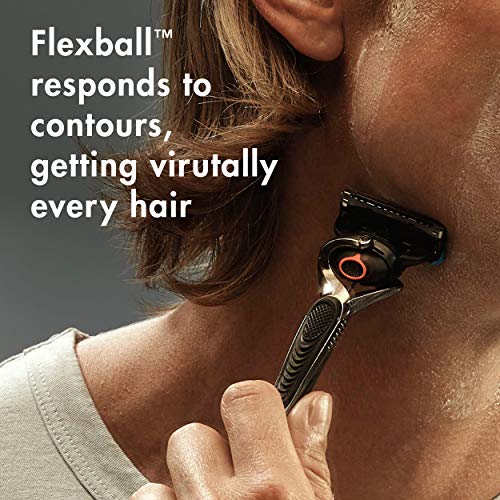 Gillette Fusion ProGlide Razors for Men, 1 Gillette Razor, 4 Razor Blade Refi...