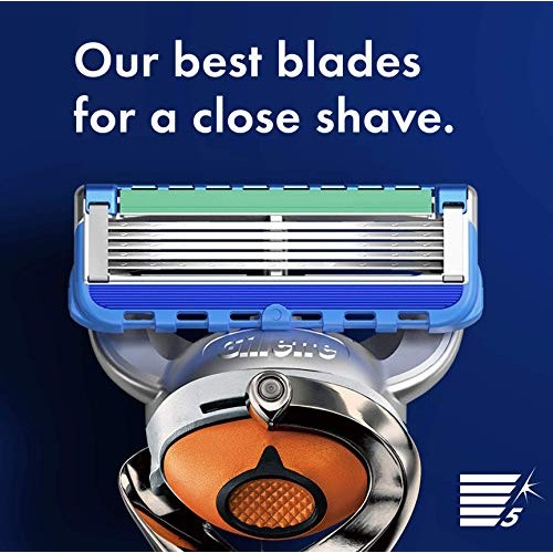 Gillette Fusion ProGlide Razors for Men, 1 Gillette Razor, 4 Razor Blade Refi...