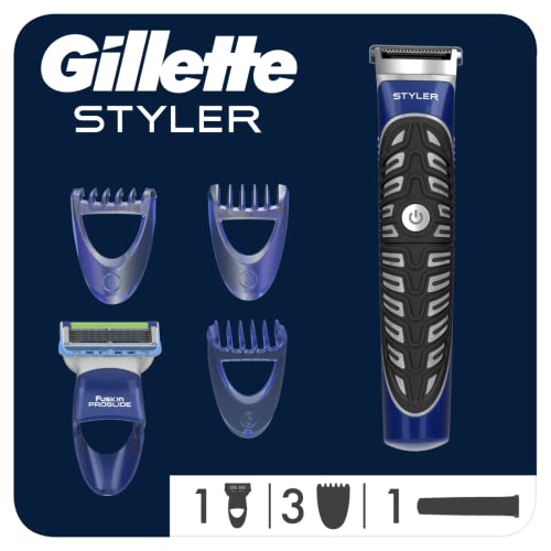 Gillette Fusion Styler Men's Waterproof 3-in-1 Hair Trimmer (Trimmer, Razor, ...
