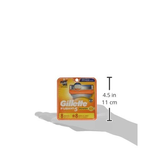 Gillette Fusion5 Men's Razor Blades - Cartridge Refills (Packaging May Vary),...