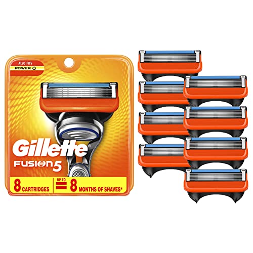 Gillette Fusion5 Men's Razor Blades - Cartridge Refills (Packaging May Vary),...