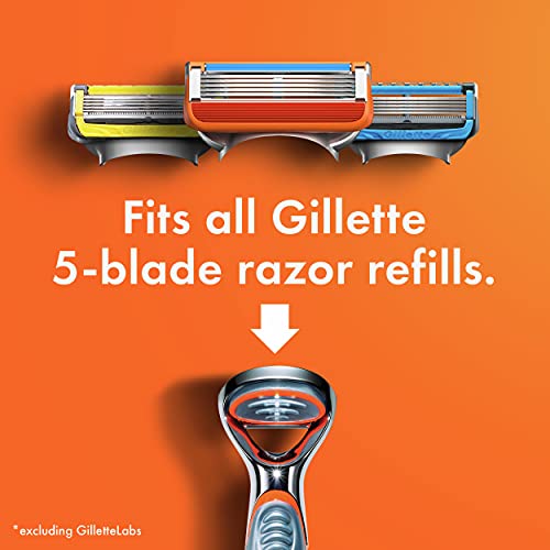 Gillette Fusion5 Power Mens Razor Blade Refills, 8 Count, Lubrastrip for a Mo...