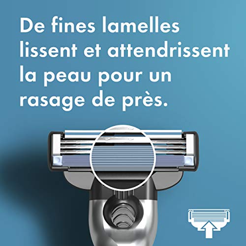 Gillette Mach3 Mens Razor Blade Refills, 15 Count, Designed for Sensitive Skin