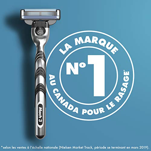 Gillette Mach3 Mens Razor Blade Refills, 15 Count, Designed for Sensitive Skin