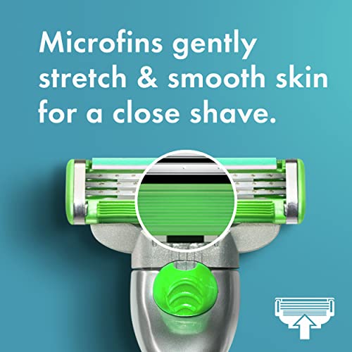 Gillette Mach3 Sensitive Razors for Men, 1 Gillette Razor, 5 Razor Blade Refi...