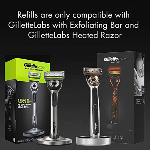 Gillette Mens Razor with Exfoliating Bar by GilletteLabs, Shaving Kit for Men...