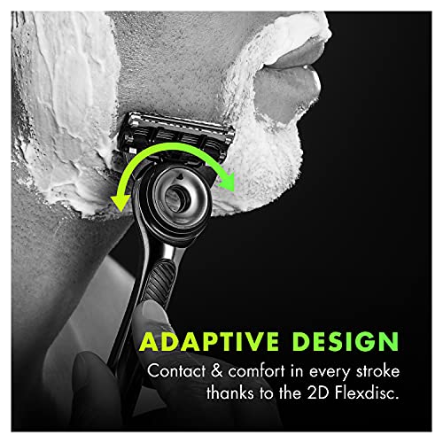 Gillette Mens Razor with Exfoliating Bar by GilletteLabs, Shaving Kit for Men...