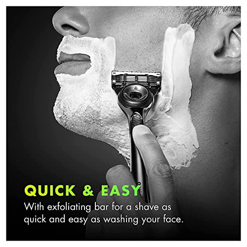 Gillette Mens Razor with Exfoliating Bar by GilletteLabs, Shaving Kit for Men...