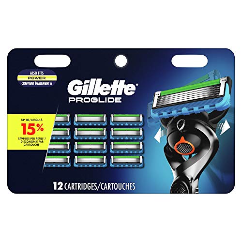 Gillette ProGlide Mens Razor Blade Refills, 12 Count