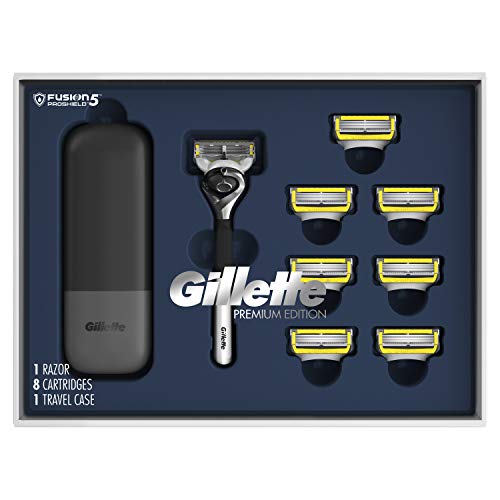 Gillette ProGlide Shield Premium Edition Razors for Men, 1 Gillette Razor, 8 ...