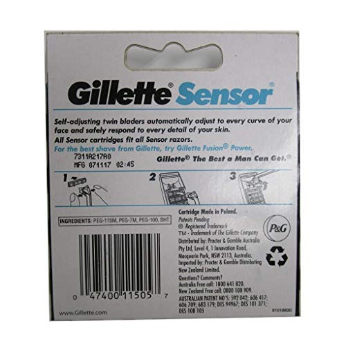 Gillette Sensor Refill Blades 30 Count