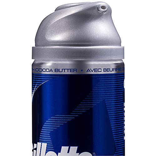 Gillette Series 3X Moisturizing Shave Gel, 6 Count, 7oz Each, Lubrication to ...