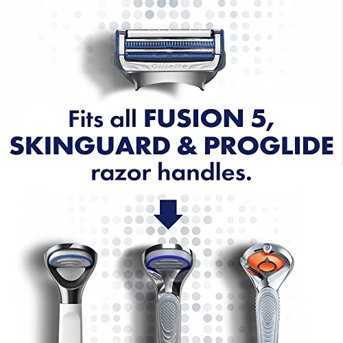 Gillette SkinGuard Mens Razor Blade Refills, 12 Count, Designed for Men with ...