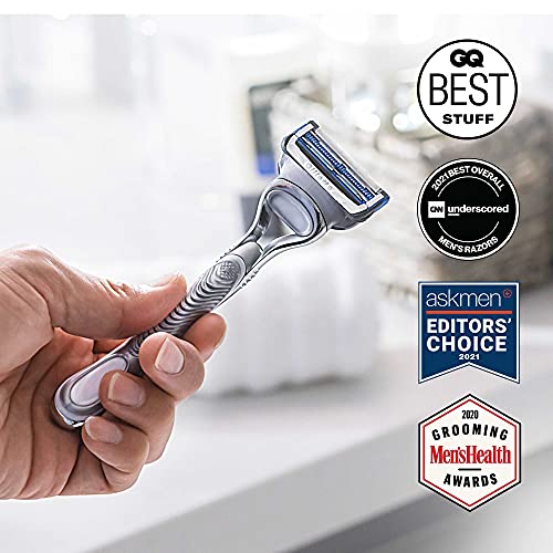 Gillette SkinGuard Mens Razor Blade Refills, 12 Count, Designed for Men with ...