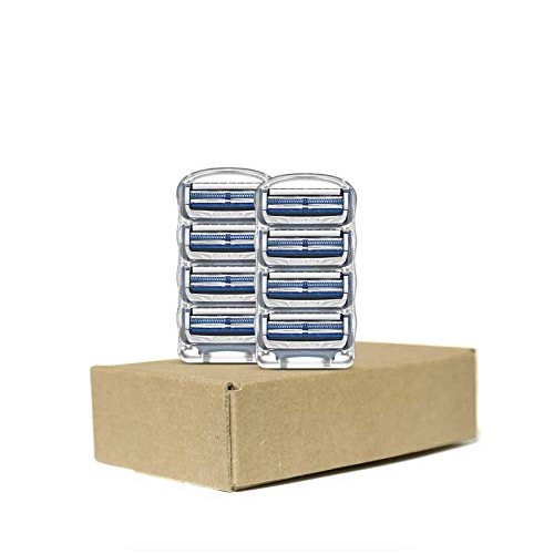 Gillette SkinGuard Mens Razor Blade Refills, 8 Count, Designed for Men with S...