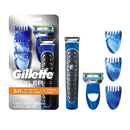 Gillette Styler, 1 Beard Trimmer for Men with 1 ProGlide Razor Blade Refill, ...