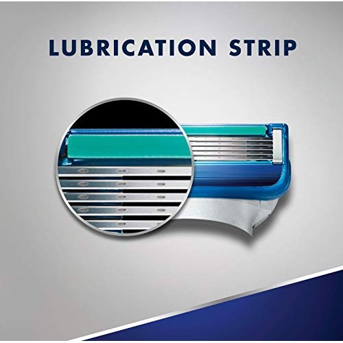 Gillette5 Mens Razor Blade Refills, 12 Count, Lubrastrip for a More Comfortab...