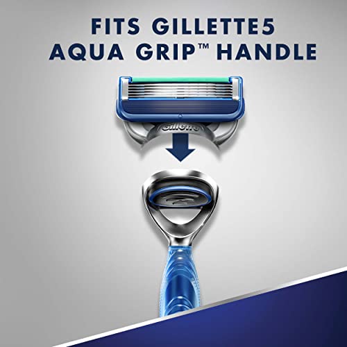 Gillette5 Mens Razor Blade Refills, 12 Count, Lubrastrip for a More Comfortab...
