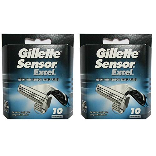 Gíllette Sensor Excel Razor Refill Cartridges 20 Count