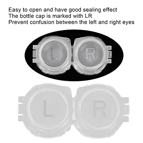 Container Soak Storage Kit, Outdoor Practical Fashion Portable Contact Lens I...