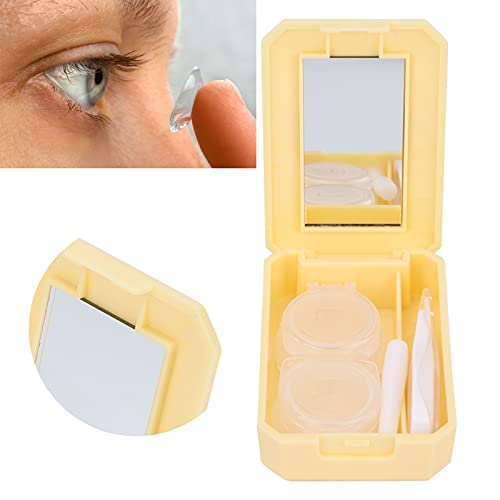 Container Soak Storage Kit, Outdoor Practical Fashion Portable Contact Lens I...