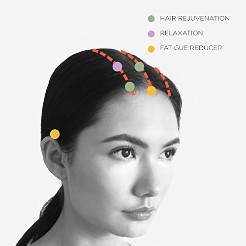 GingerChi Jade Comb for Head Massage Natural Guasha Stone Scraping Hair Comb ...