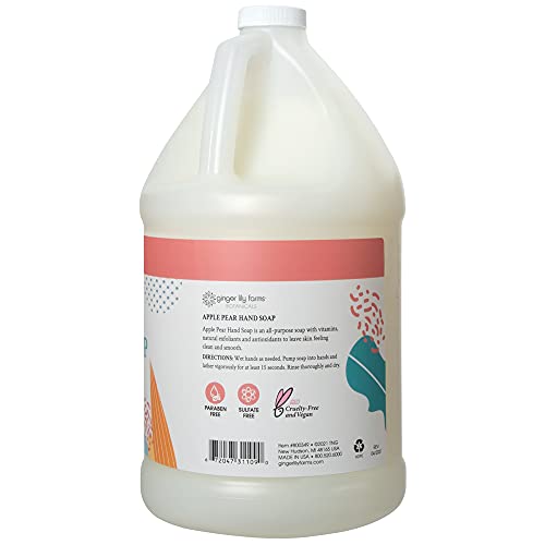 Ginger Lily Farms Botanicals All-Purpose Liquid Hand Soap Refill, 100% Vegan ...