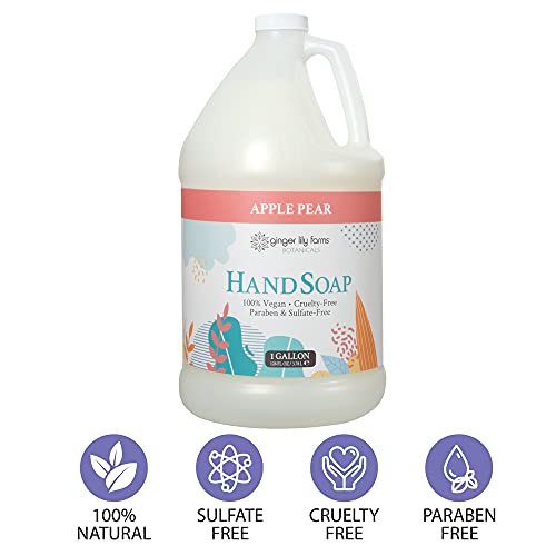 Ginger Lily Farms Botanicals All-Purpose Liquid Hand Soap Refill, 100% Vegan ...