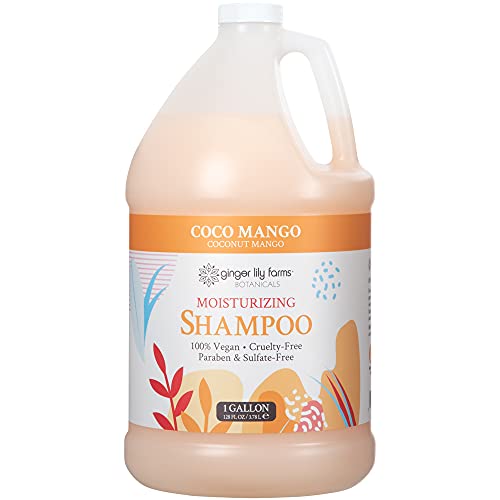 Ginger Lily Farms Botanicals Moisturizing Shampoo for All Hair Types, Coco Ma...