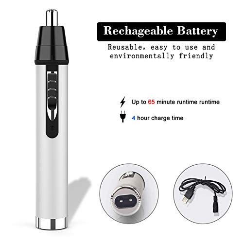 Ear and Nose Hair Trimmer for Men,Professional USB Rechargeable Nostril Nasal...