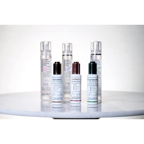 GIOVANNI, Calming Facial Prime Setting Mist Hibiscus Cucumber Fresh Rose Wate...