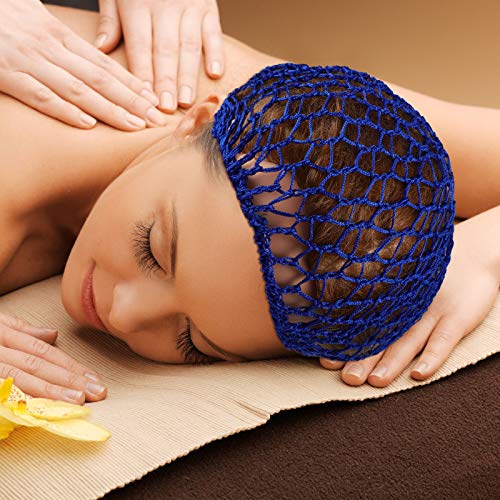 3 Pieces Mesh Hair Net Rayon Crochet Hair Nets Knit Snood Hat Crocheted Sleep...
