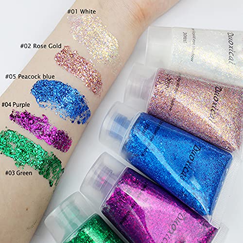 GL-Turelifes 30ml Sequins Chunky Glitter Liquid Eyeshadow Glitter Body Gel Fe...